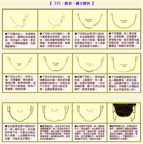 下巴形狀面相 姓名學五行算法